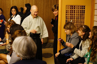 安部昭恵総理夫人主催　茶会風景